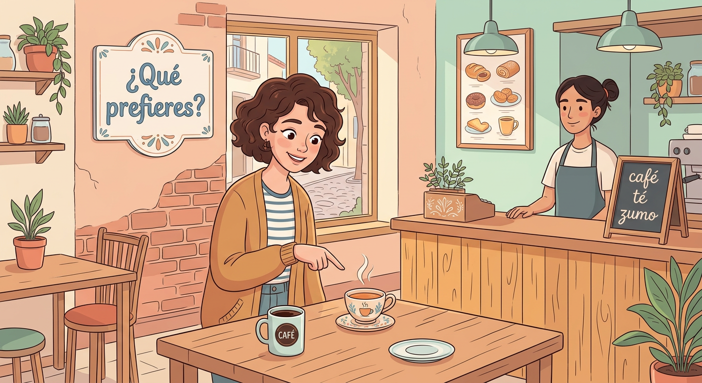 ¿Café o té? ¡Prefiero el té!