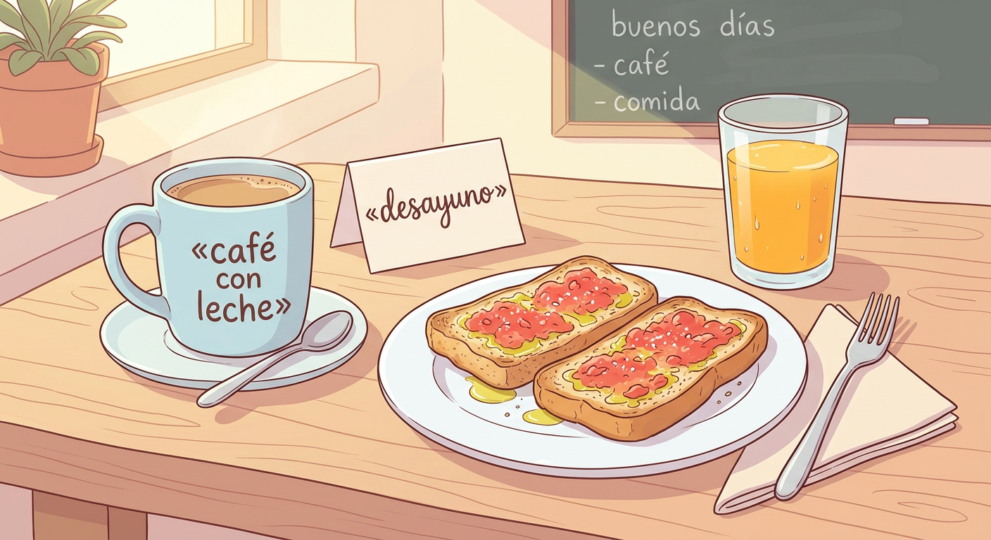 El desayuno español