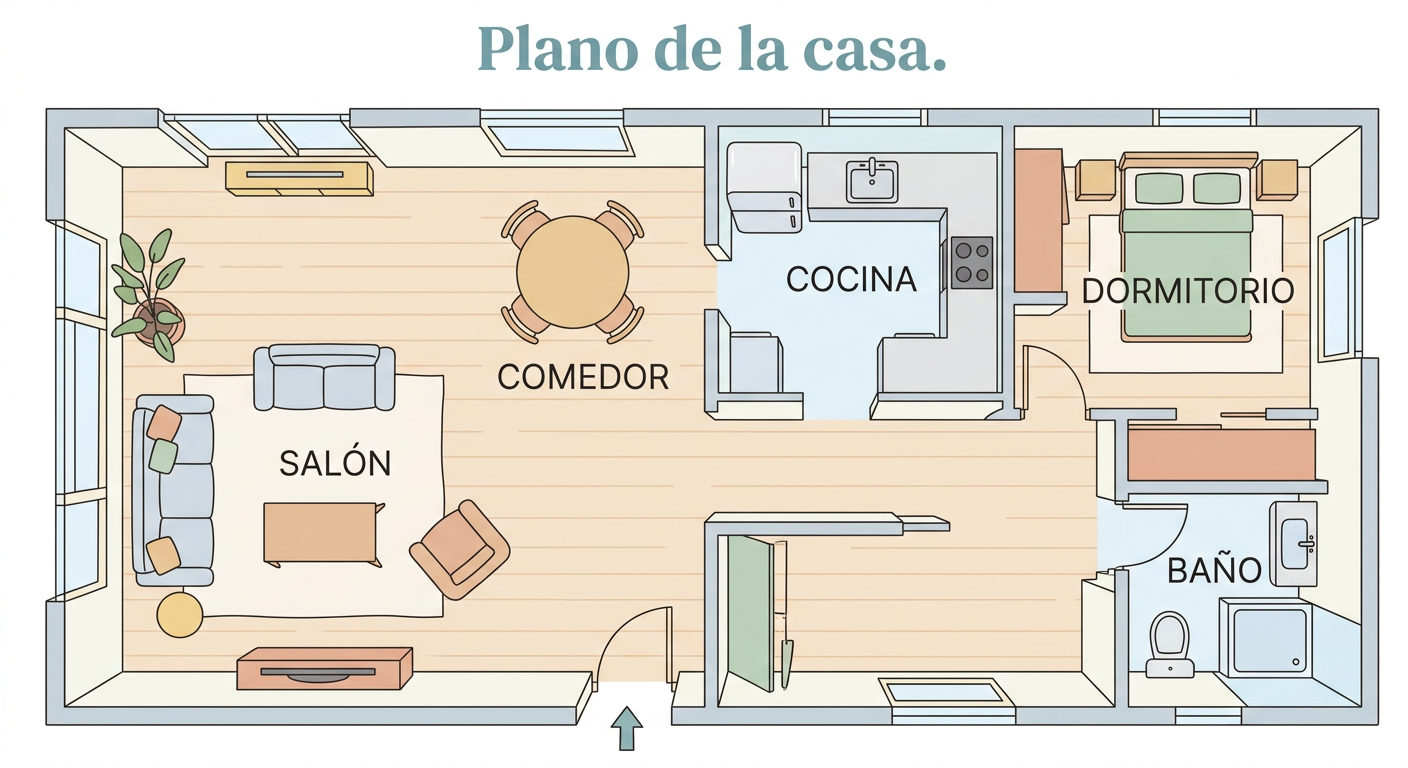 El plano del piso