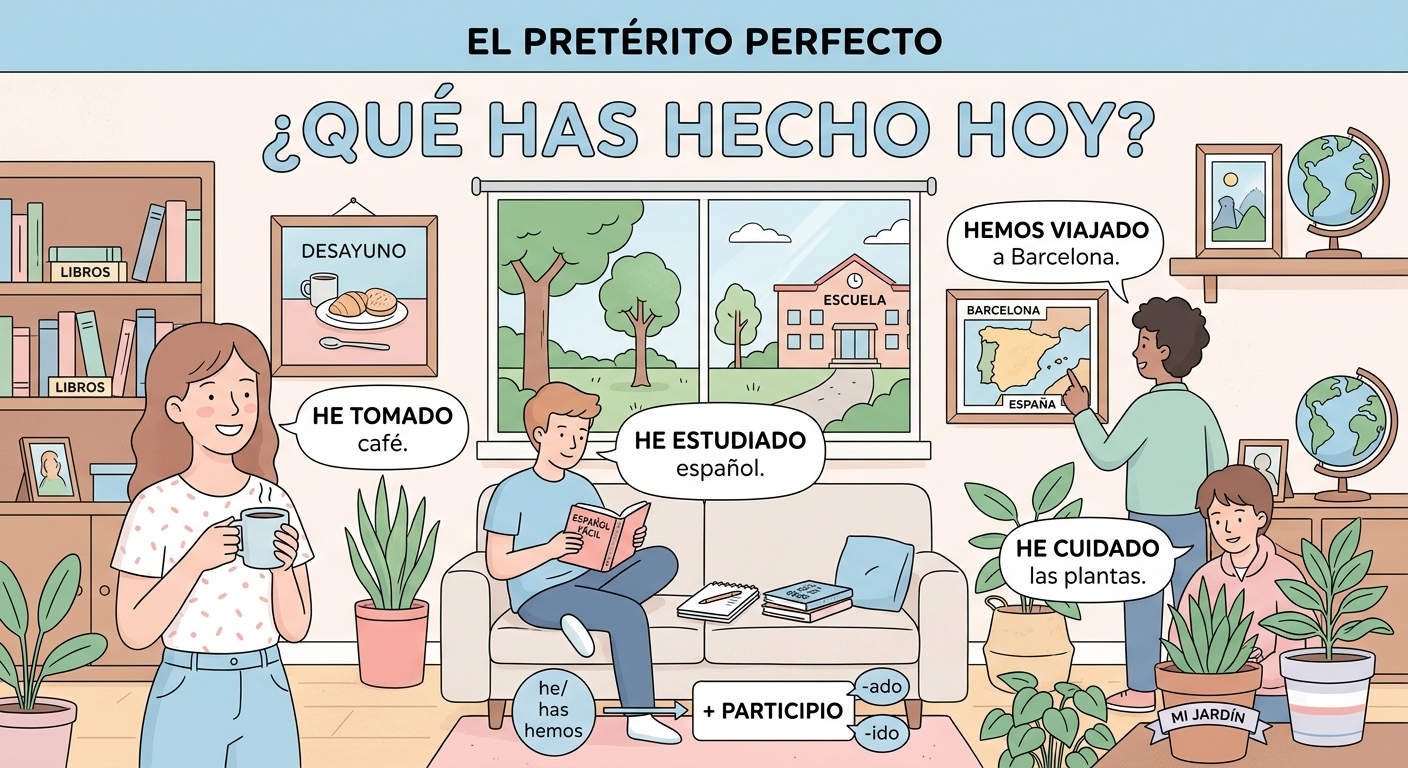Базовое прошлое: pretérito perfecto