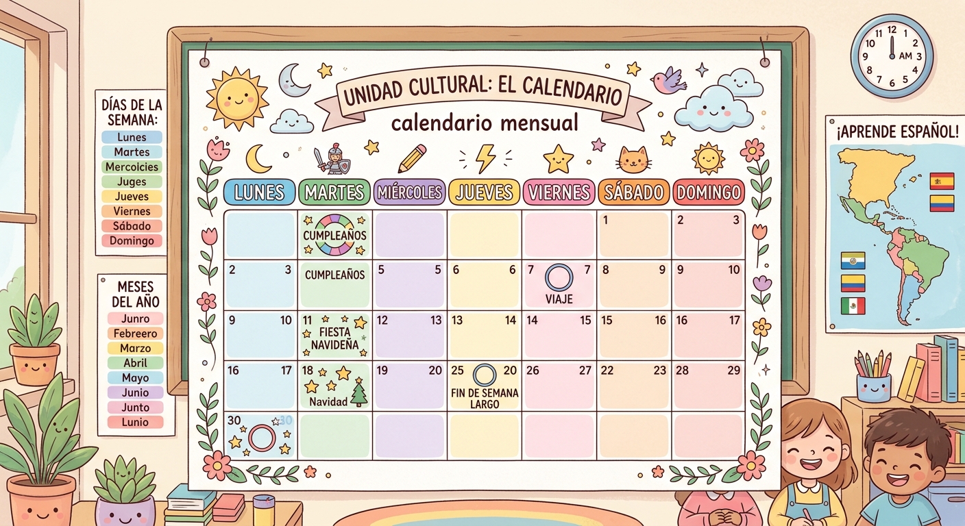 Los días de la semana