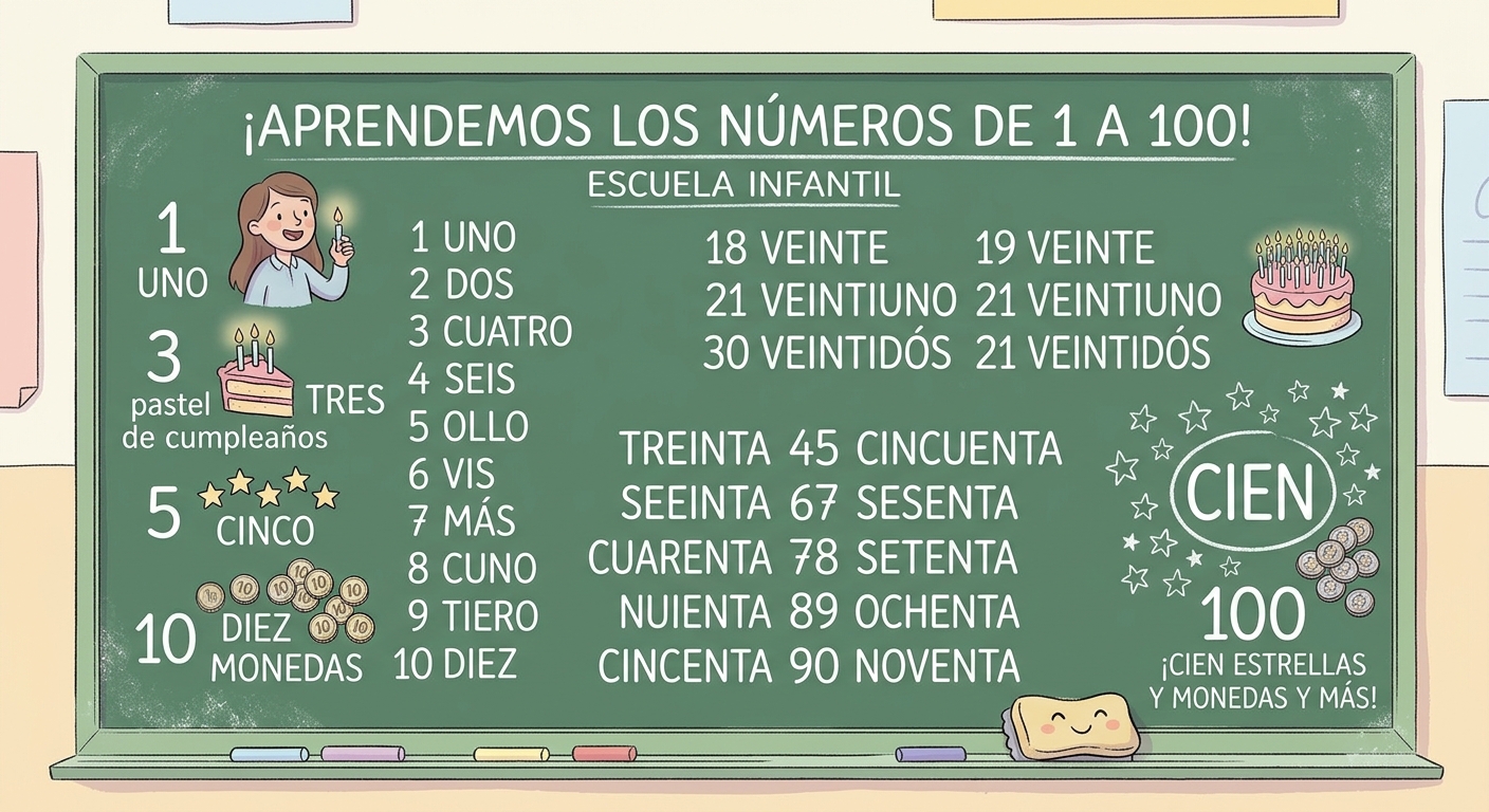 Los números en español