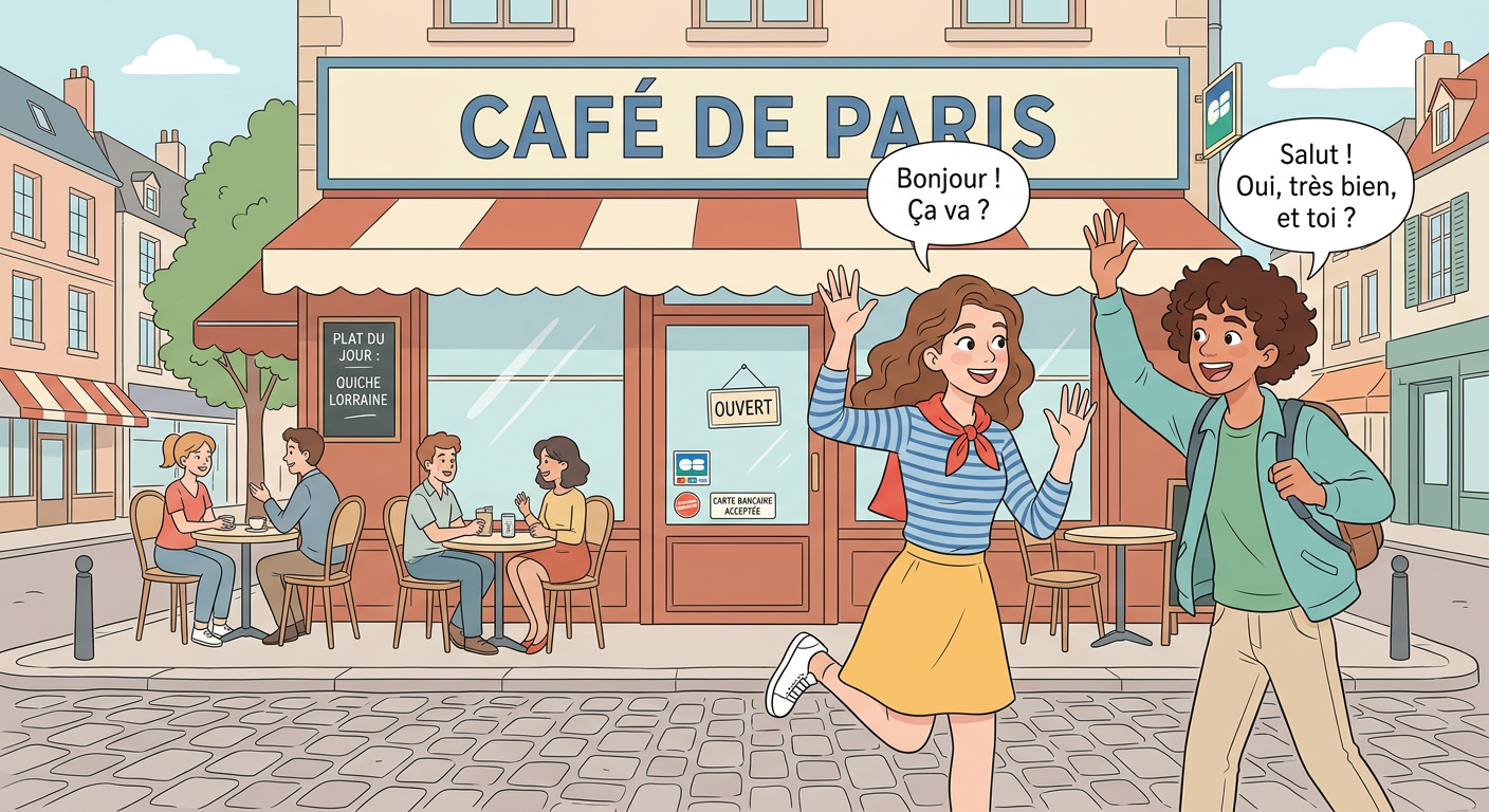 Salut ! Ça va ?