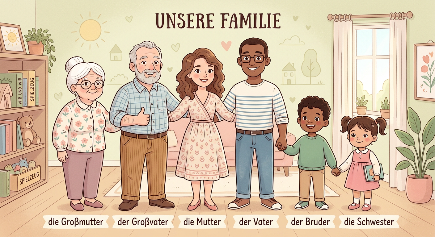 Meine Familie — alle zusammen