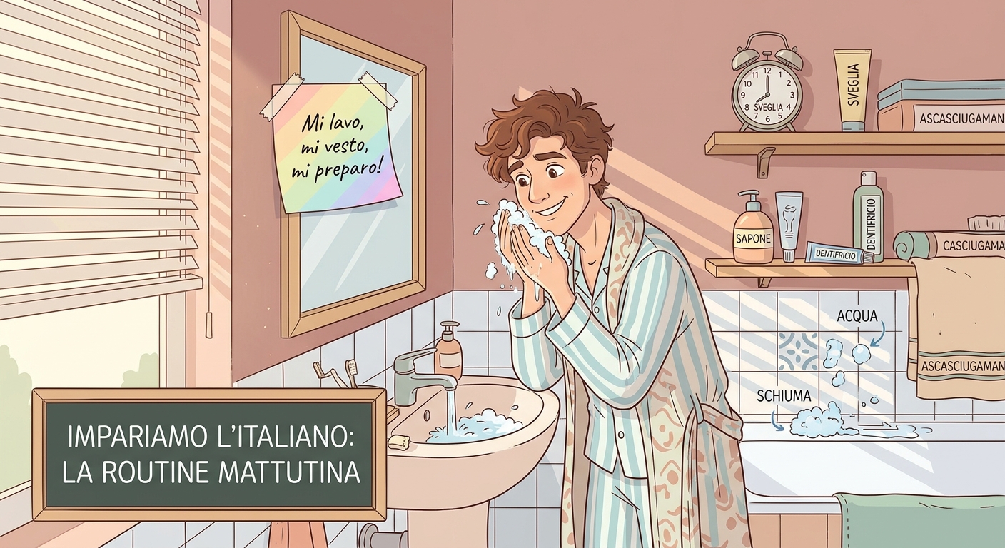Mi lavo ogni mattina