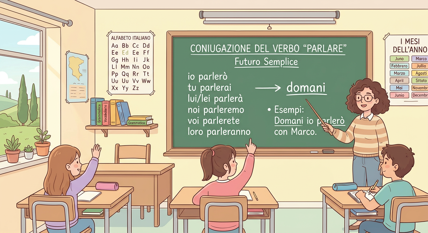 Domani parlerò italiano!