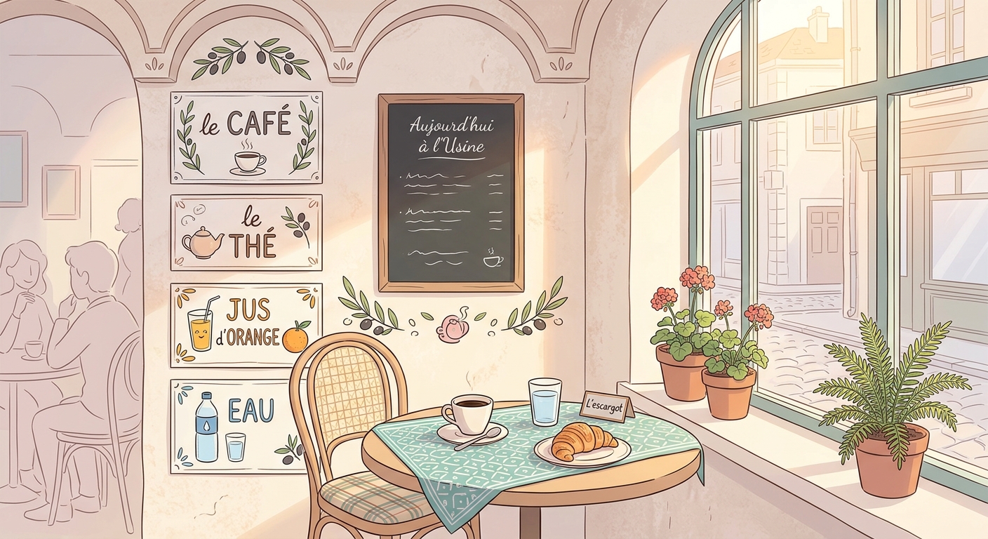Un café et du pain