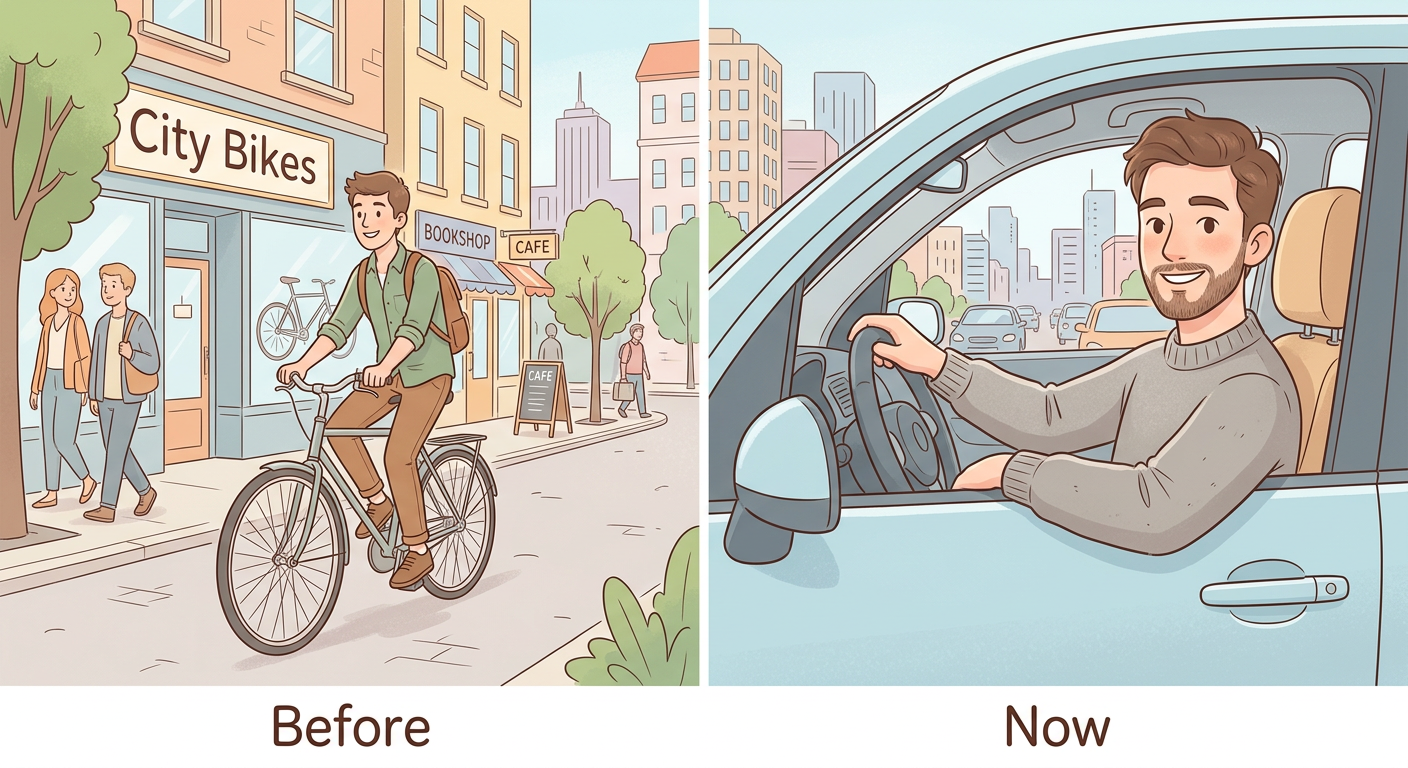 Before and now: life changes