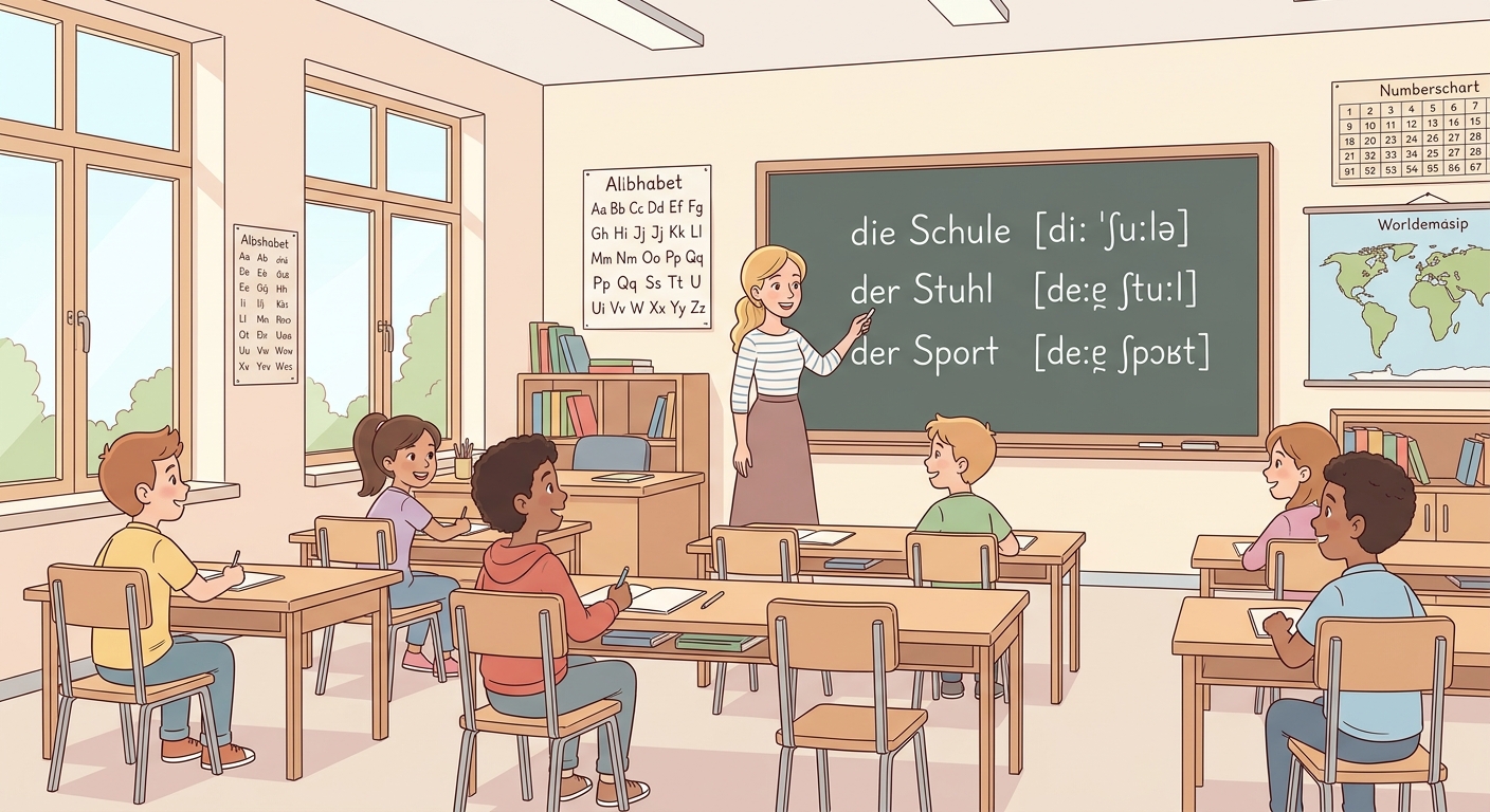 die Schule — der Stuhl