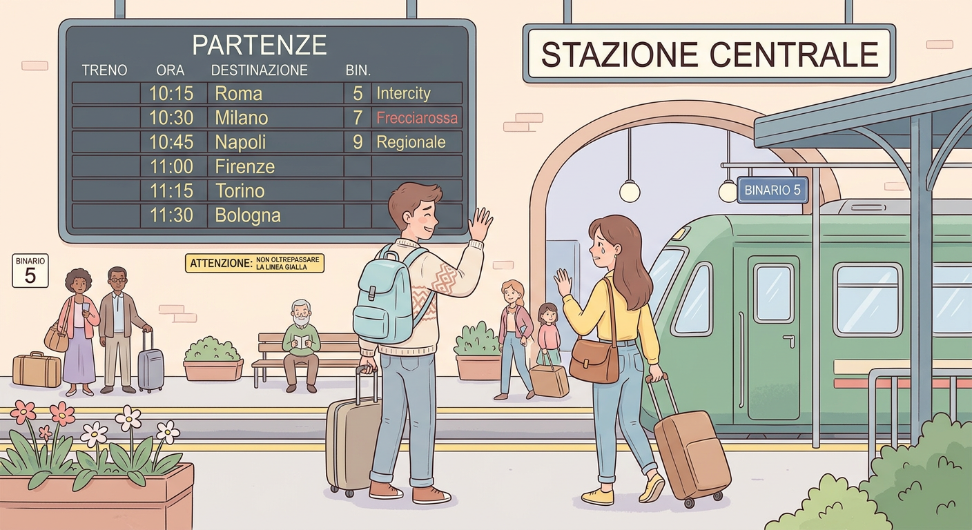 Siamo partiti dalla stazione