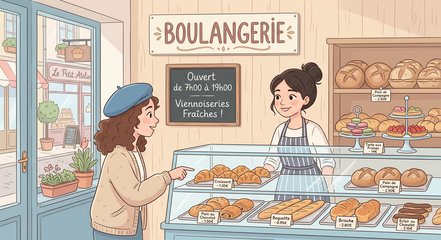 Un croissant, s'il vous plaît.