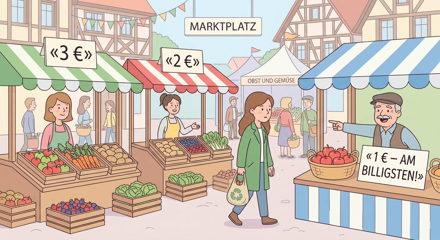Am billigsten auf dem Markt