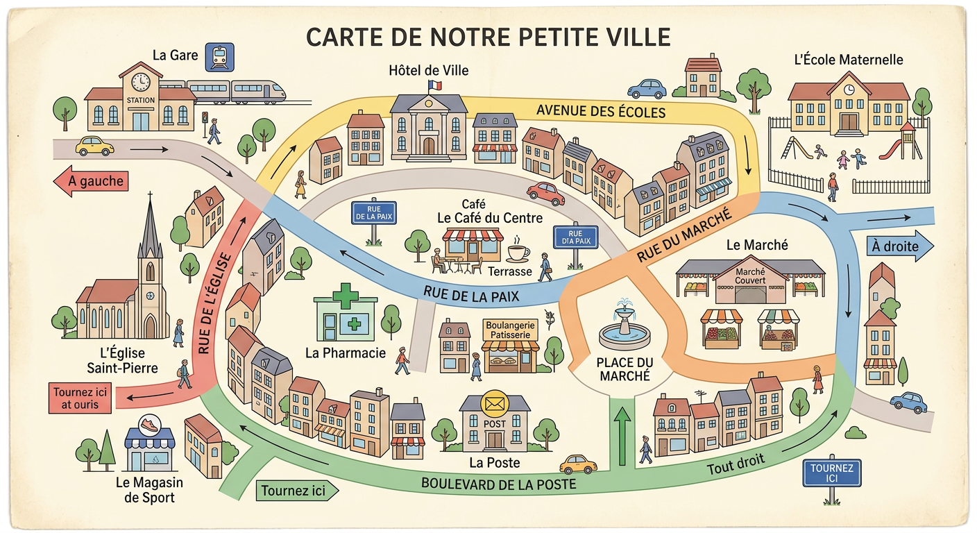 Plan du centre-ville